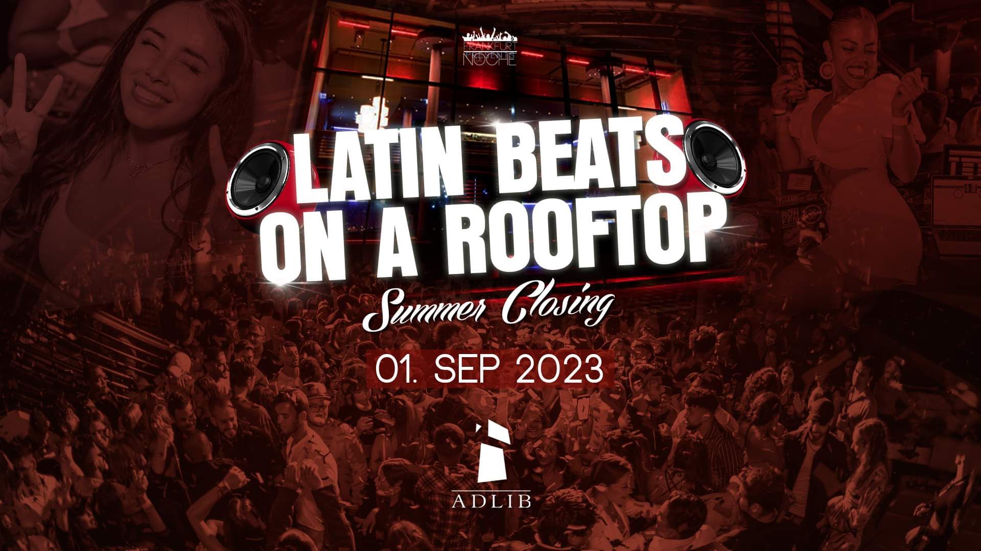 Latinbeats on a Rooftop 01.09.2023 Adlib, Frankfurt