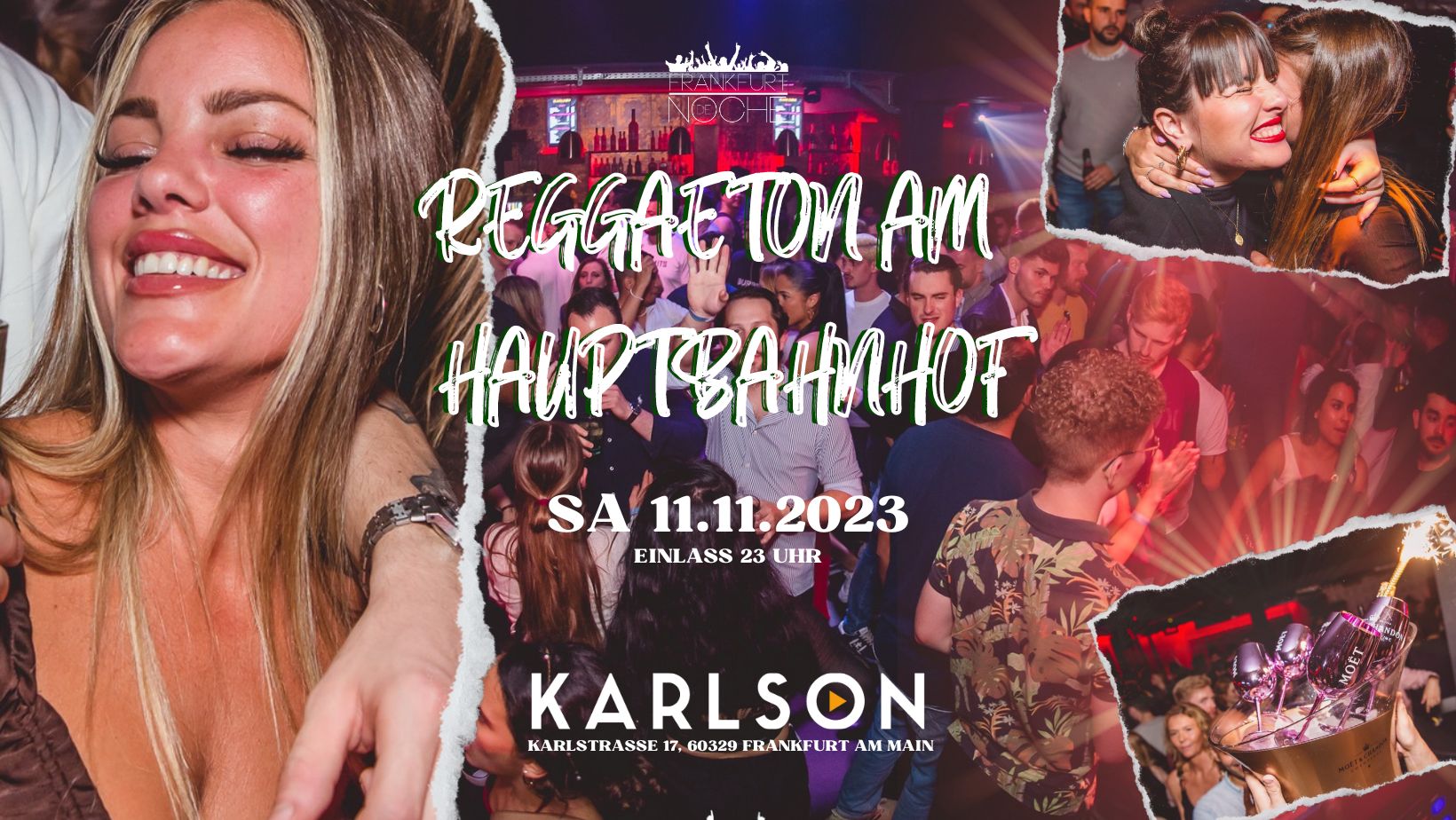 Reggaeton am Hauptbahnhof 11.11.2023 Karlson, Frankfurt